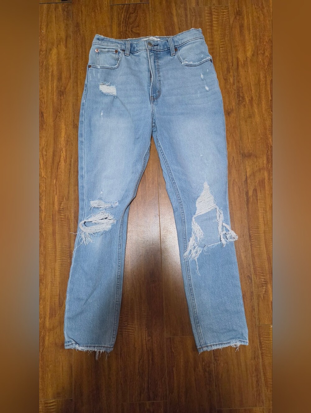 Light Blue Distressed Women’s Jeans